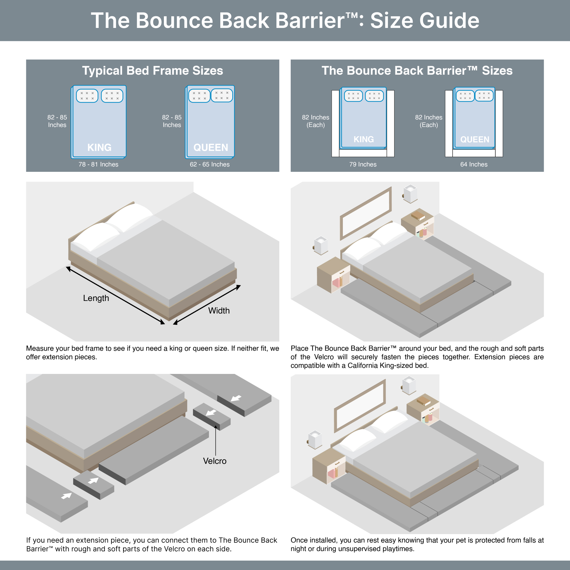 The Bounce Back Barrier Size Guide